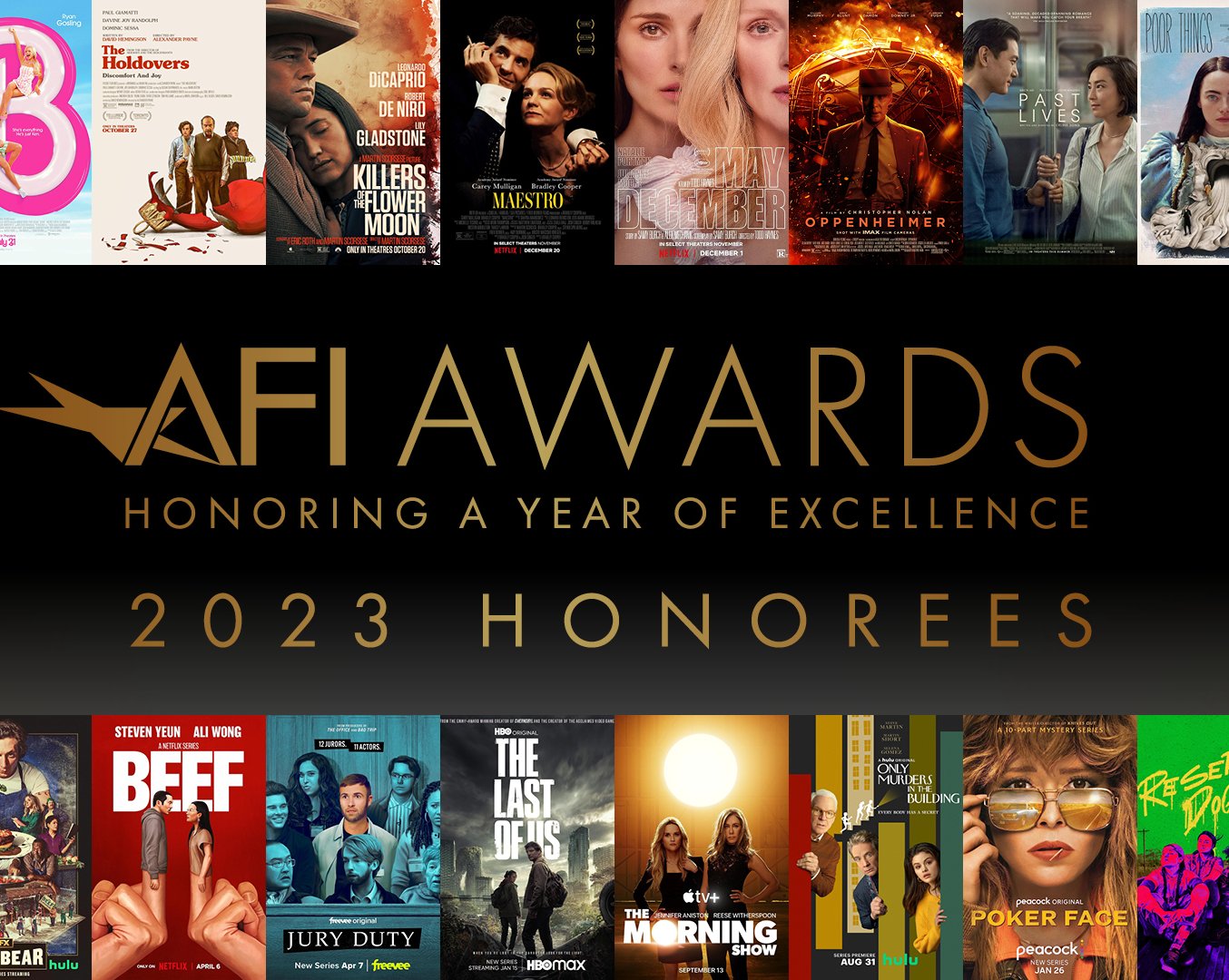 Американский институт киноискусства назвал 10 лучших фильмов и сериалов 2023-го